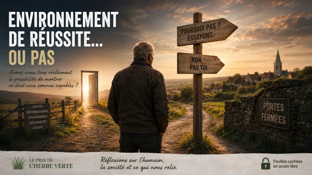 On accepte très facilement l'idée qu'une entreprise, un territoire ou un pays ne doit pas gaspiller l'énergie, l'eau, les bâtiments ou les compétences. Curieusement, on parle beaucoup moins du gaspillage produit lorsqu'un être humain capable de contribuer finit par devenir socialement transparent.